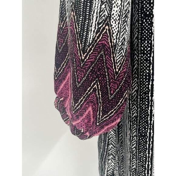 Garnet Hill Linen Market Dress Shift Long Sleeve Sz XL NWOT - Picture 2 of 6